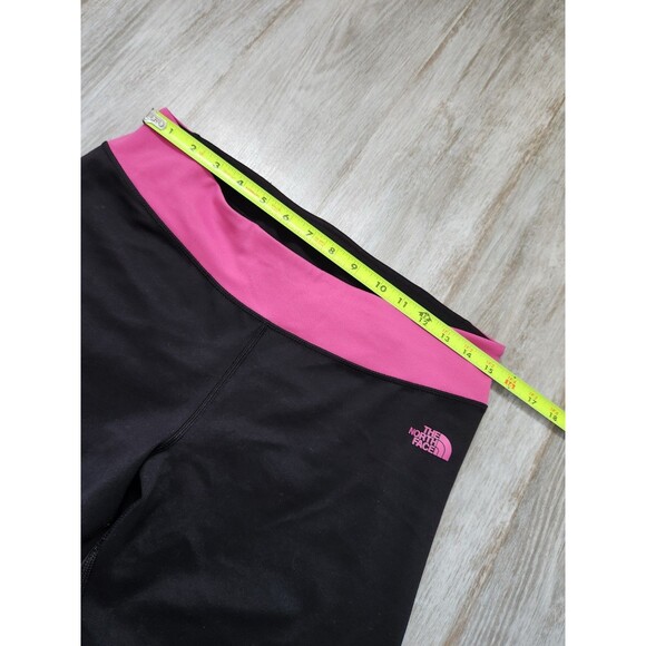 North Face Flash Dry Compression Capri Leggings Black Pink Cancer Awareness XL - Picture 7 of 12